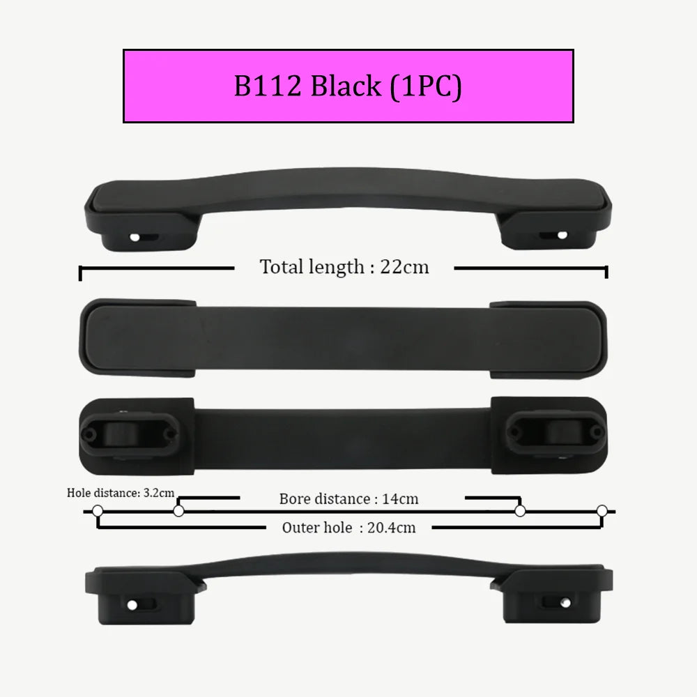 One Piece, B112 Luggage Accessory Handle, Universal Telescopic Handle for Luggage, additional angle