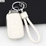 TPU Car Remote Key Case Cover Shell Fob Keychain For Toyota Prius Camry Corolla CHR C lifestyle view
