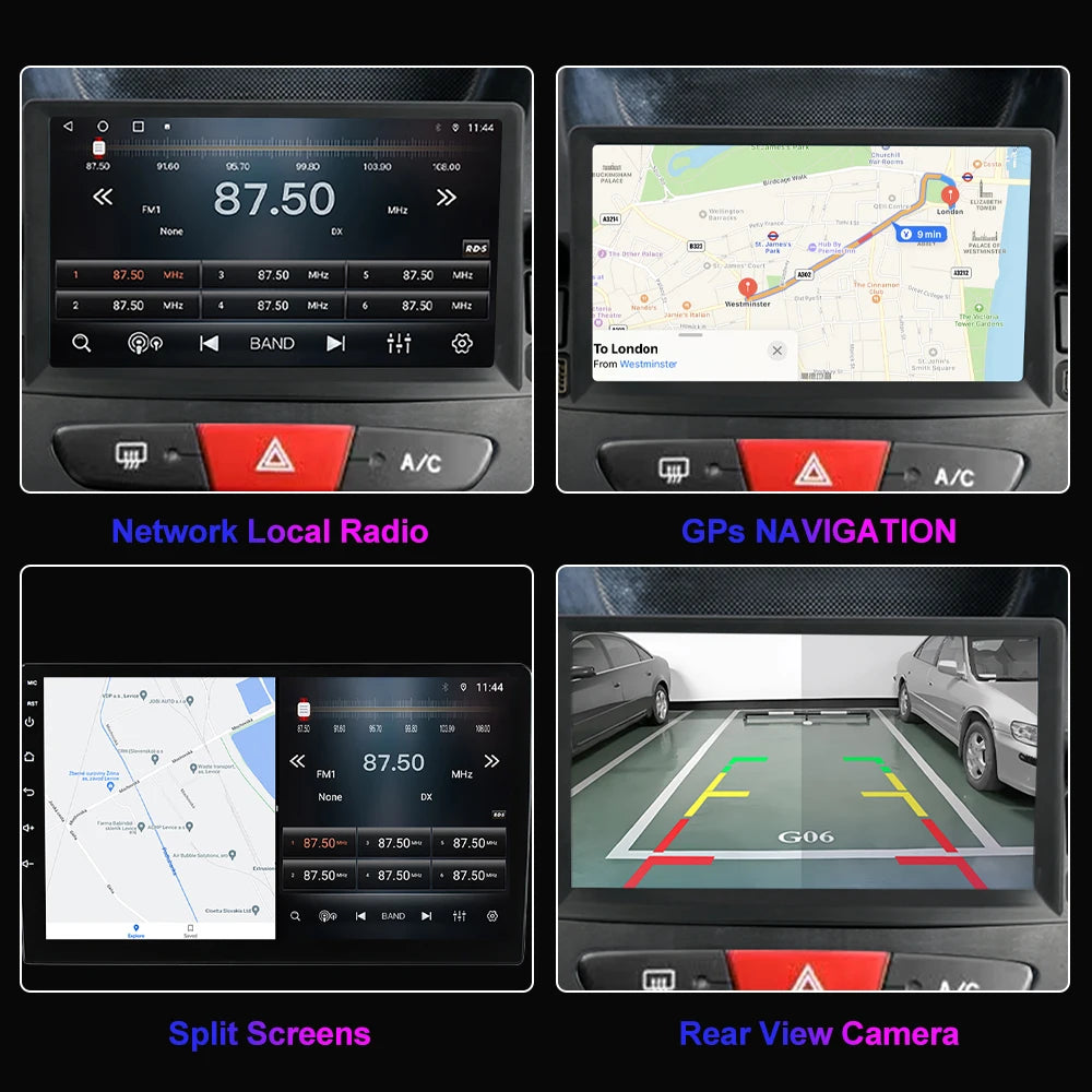 Wireless CarPlay Android Auto Car Radio For BMW 1 Series 3 Series E81 E82 E87 E88 E90 close-up view