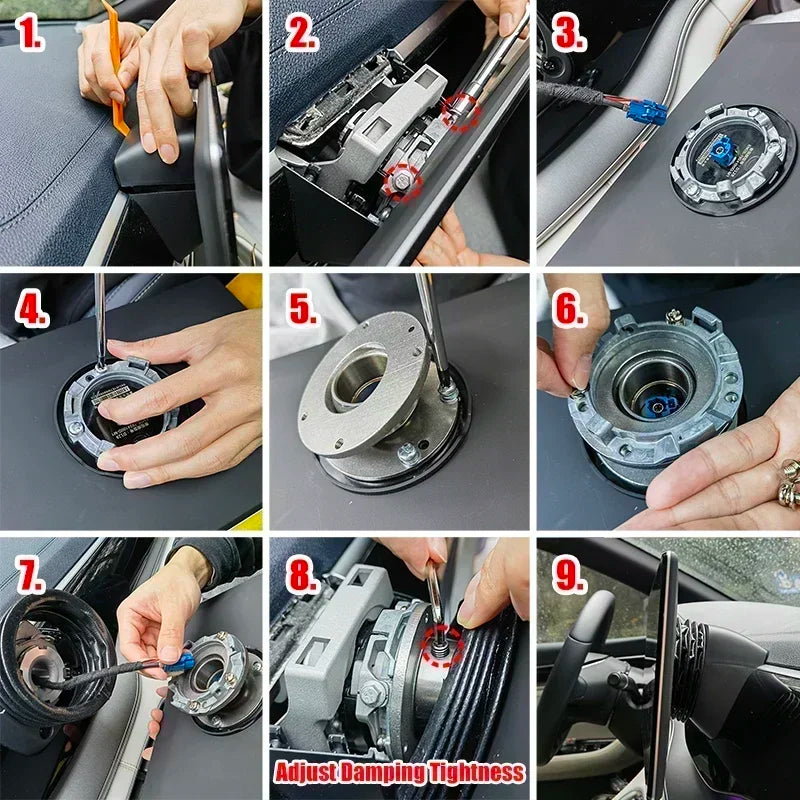 Navigation Swivel Tilting Device For BYD Atto3 Seal Dolphin Song Tang Han Screen Rotating Holder Central GPS Stand Display Mount