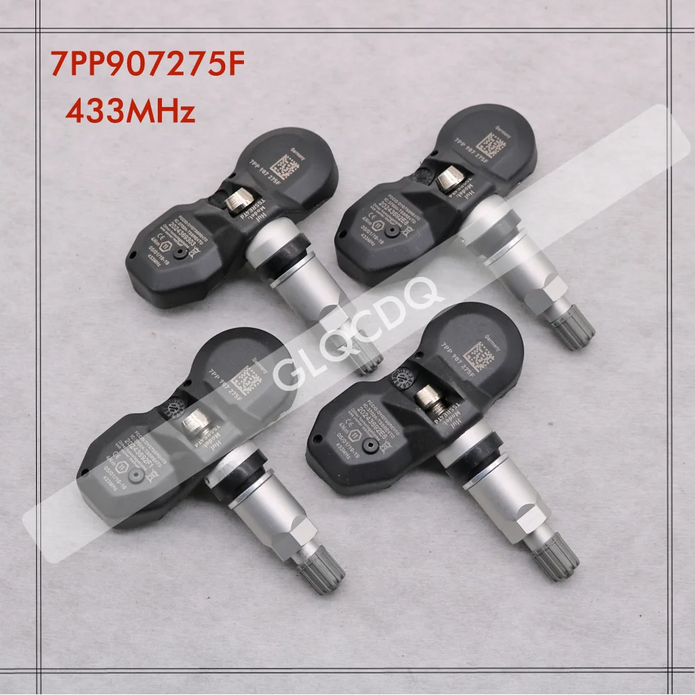 4x TPMS Tire Pressure Sensor for Porsche Panamera 970 2009-2013 433MHz | GANGLE 7PP907275F