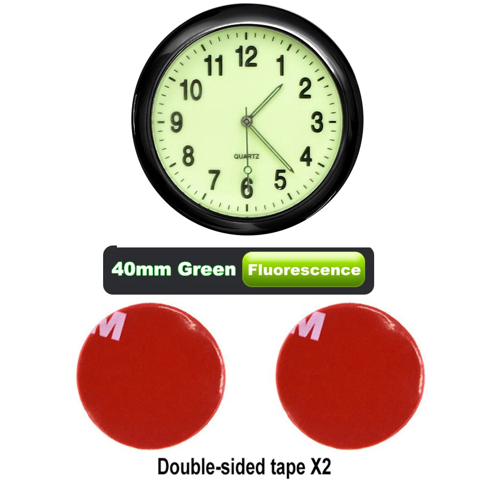 2023 New Mechanics Quartz Clocks Digital Watch Car Mini Clock Automobiles Internal Stick-On Car Ornament Auto Accessories