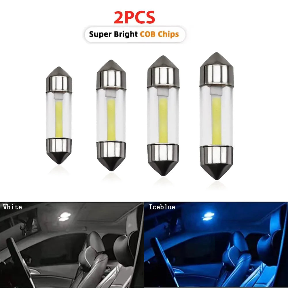 12V LED Trunk Light Lamp 31mm 36mm 39mm 41mm