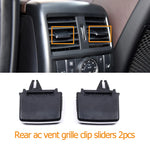 Rear Air Conditioner Back Ac Vent Grille Outlet Tab Clip Slider Repair Kit For Mercedes Benz M GL ML GLE GLS W166 W292 2011-2018