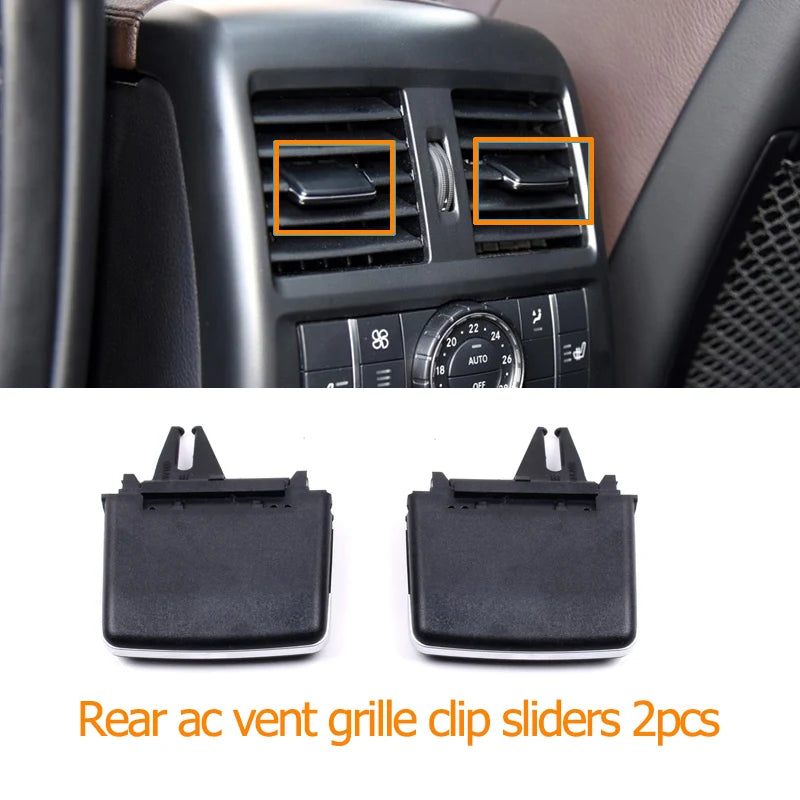 Rear Air Conditioner Back Ac Vent Grille Outlet Tab Clip Slider Repair Kit For Mercedes Benz M GL ML GLE GLS W166 W292 2011-2018