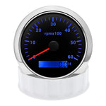 85mm Digital LED Tachometer | 7 Color Backlight Gauge for Marine Boat Motorcycle Car detail view