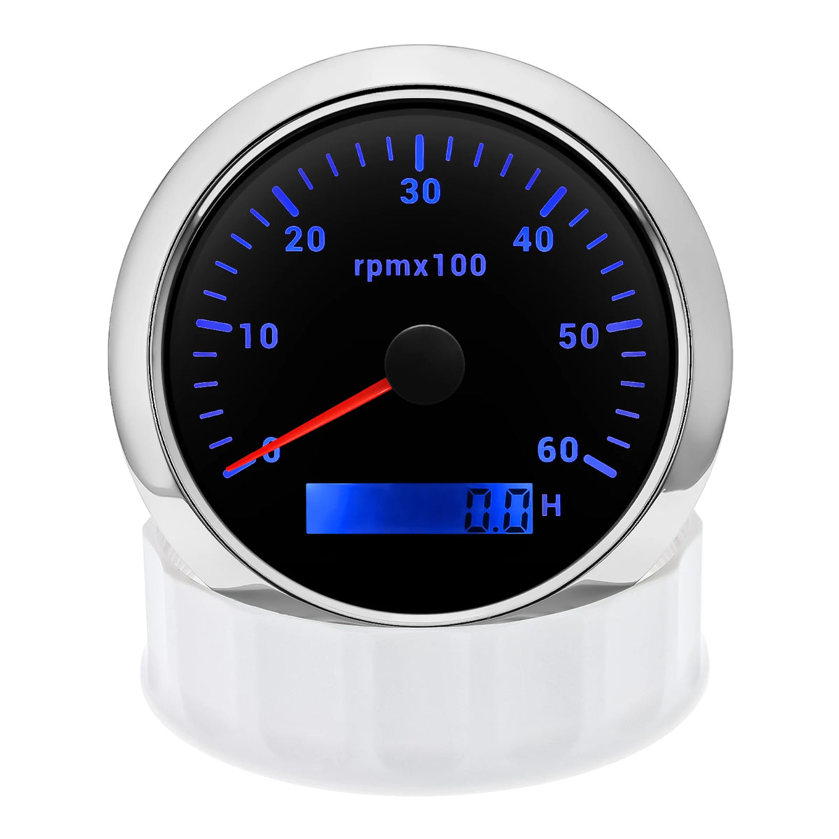 85mm Digital LED Tachometer | 7 Color Backlight Gauge for Marine Boat Motorcycle Car detail view