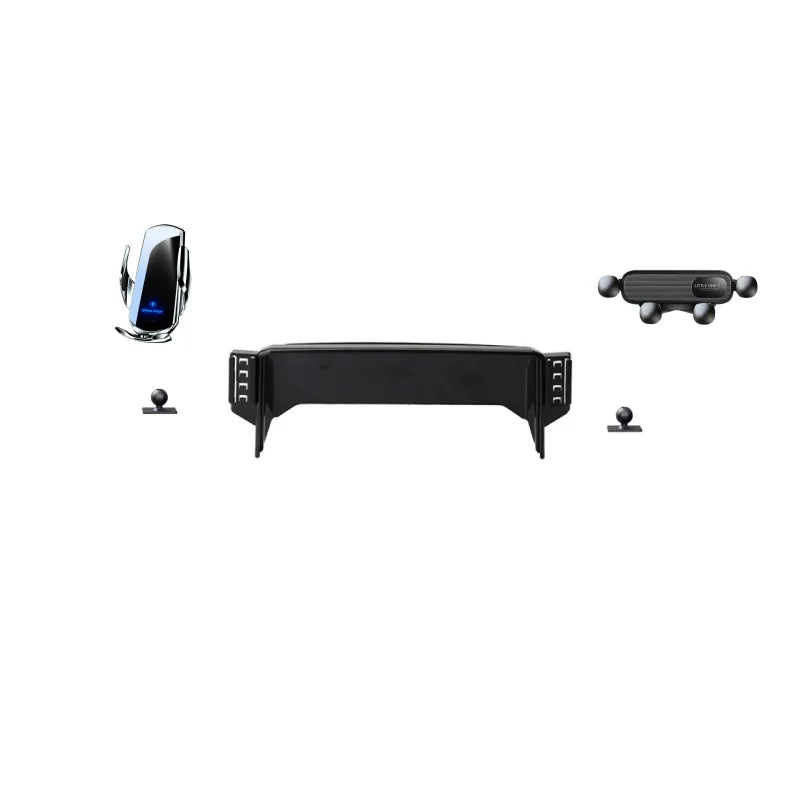 Dual Mobile Phone Holder Car Fixed Bracket Base For Toyota Corolla 2019 2020 2021 2022 Charging Vehicle Phone Mounts Accessories