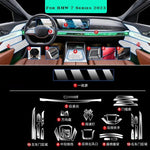 Car Interior Door Center Console Media Dashboard Navigation TPU Anti-scratch Protec additional angle