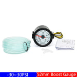 Car 52mm 6-in-1 Gauge Set | Turbo Boost Oil Pressure Water Temp Tachometer Voltmeter 12V detail view