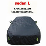 Universal Full Car Cover | Outdoor Sun Snow UV Protection for SUV Sedan S-XXL additional angle