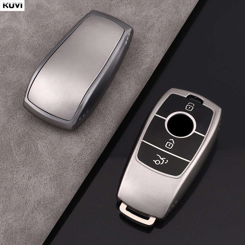 TPU Car Key Case Cover Shell Fob For Mercedes Benz A C E S G Class GLC CLE CLA W177 W205 detail view