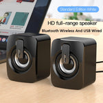 AyeBeau USB Computer Speaker | 2.0 Stereo Desktop Soundbar for PC Laptop detail view