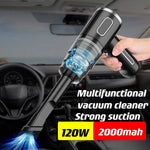 Cordless Handheld Vacuum Cleaner | Portable Car Dust Collector with Large Suction