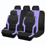 AUTO PLUS Sports Universal Polyester Car Seat Cover Set Fit Most Car Plain Fabric B additional angle