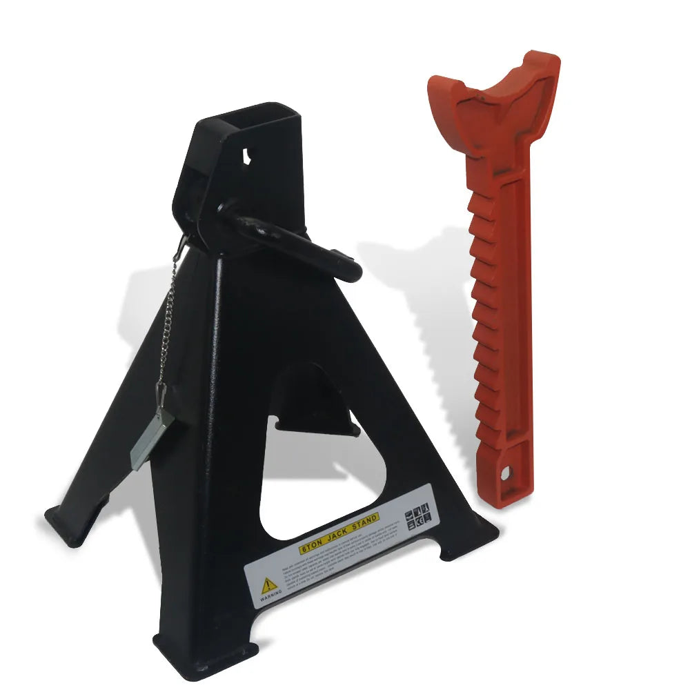 Jack Stands 6 Ton 6000 lbs Capacity Car Jack Stands Double Locking Adjustable Heigh additional angle
