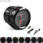 Dynoracing 2 Inch 52mm 7 Color Oil Pressure Gauge | 0-7 BAR with Sensor and Stepper Motor