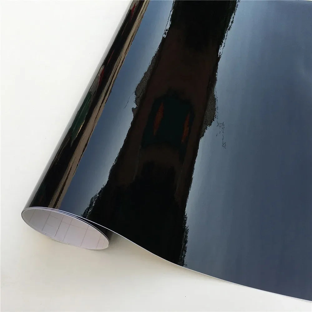 Ultra Glossy Black Vinyl Wrap Car Film Car Wrapping Film Foil Bubble Free For Car Sti alternate view