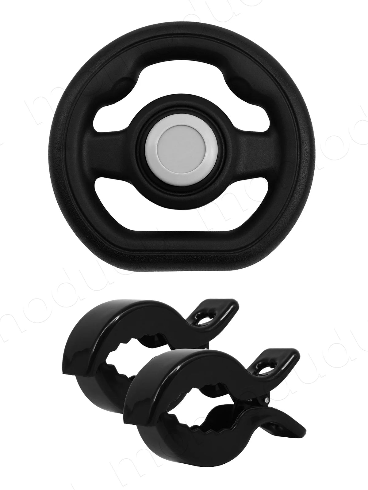 1PC Universal Pretend Steering Wheel for Strollers & Carts - Detachable, Fun Driving Attachment