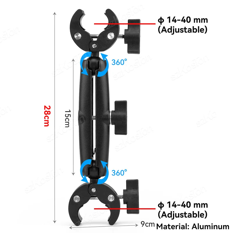 For Insta 360 X4 X5 Go Pro 13 12 11 10 9 DJI Action 6 Bicycle Motorcycle Selfie Sti additional angle
