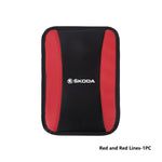 For Skoda Car Armrest Mat Center Console Arm Rest Protection Cushion Kamiq Karoq Octavia 2 3 Rapid Scala Kami Fabia VII VRS