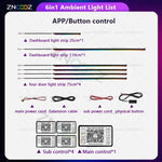 Chrysler Pacifica RT/T RGB Interior Ambient Light Kit – Bluetooth App Control, Music Syn detail view