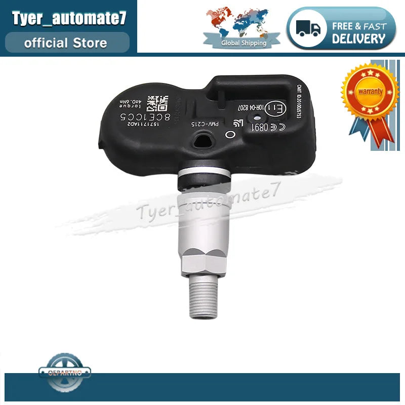 42607-48020 Tire Pressure Monitor Sensor | For Toyota C-HR Camry Corolla Lexus LS500h close-up view