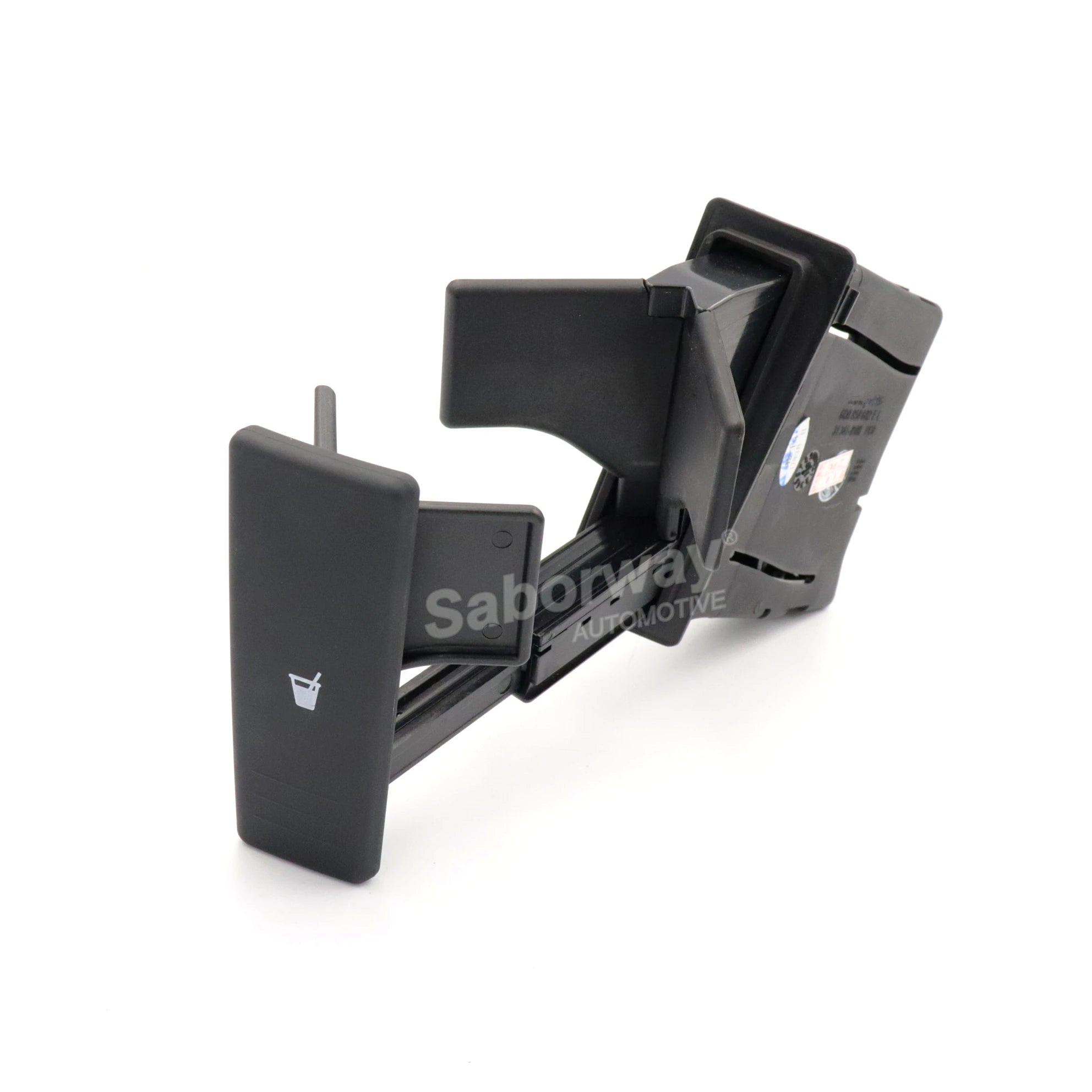 Saborway Front Cup Holder Drink Holder for VW Polo 9N 9N3 2002-2010 | Black Dark Silv lifestyle view