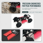 RC Crawler Car Upgrade Metal Rock Sliders Side Pedal for MN99S V2 MN98 V2 MN78 1/12 Off-Road RC Vehicle
