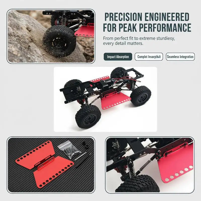 RC Crawler Car Upgrade Metal Rock Sliders Side Pedal for MN99S V2 MN98 V2 MN78 1/12 Off-Road RC Vehicle