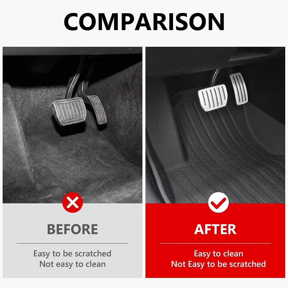 Tesla Model Y Juniper 2025 Floor Mats | Double Layer TPE, Waterproof, Non-Slip, Tru additional angle