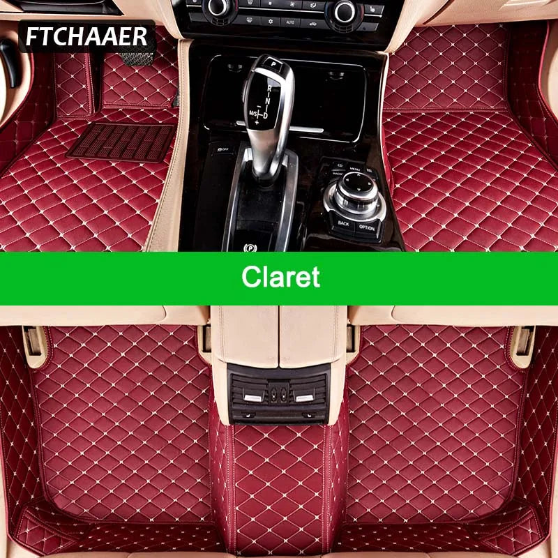 FTCHAAER Custom Car Floor Mats For Mazda CX3 CX-3 2015-2023 Auto Carpets Foot Coche Accessorie