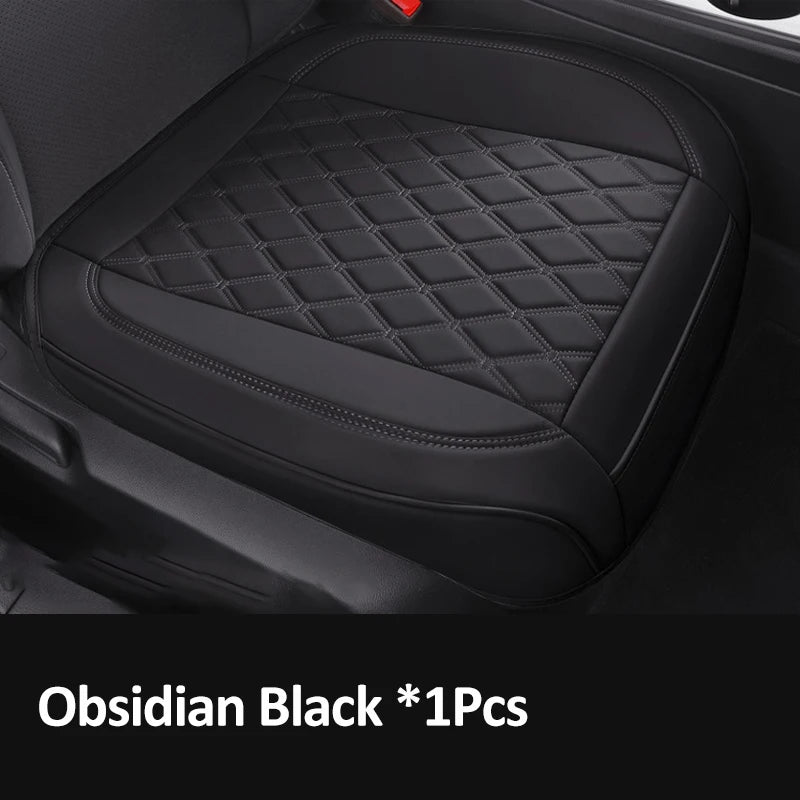 1PCS Nappa Leather Car Seat Cover Anti-Slip and Full Wrap Driver Car Seat Protector M lifestyle view