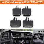 1/2/4PCS Front Rear Left Right Air Conditioner Outlet AC Vent Grille Slider Tab Clip Pick For VW Volkswagen Golf 7 2014-2020