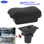 Armrest Box For Toyota Yaris Vitz 5dr Hatchback 1998-2011 2005 2006 2007 2008 2009 2010 Car Central Storage Box Car Accessories