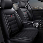 2PCS Car Seat Cover Premium PU Leather Front Seat Cushion Four Season Universal for Most Car SUV Car Interior Seat Protection Cover