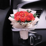 Fresh Flowers Mini Dried Flowers Bouquet for Car Air Vent Clips, Car Air Outlet Perfume Decoration, Air Fresheners Accessories