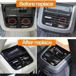Interior Car Rear Air Conditioning AC Vent Grille Outlet Slider Knob Tab Clip Repair Kit For Volvo V90 S90 XC90 2016-2024