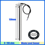 Green LED Digital 2 IN 1 52mm Gauge with Alarm | Water Level and Sewage Level Meter f alternate view