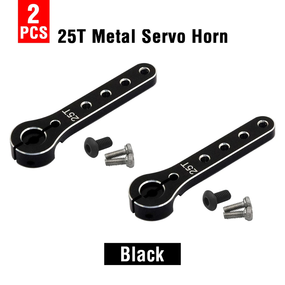Aluminum Servo Horn Arm 25T for RC Crawler Car close-up view