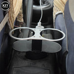 Car Universal Drink Holder | Dual Cup Bracket for Coke Bottles and Travel Mugs lifestyle view