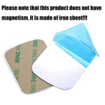 JCD 10pcs Silver Magnetic Metal Plate for Car Phone Holder | Universal Iron Sheet M additional angle