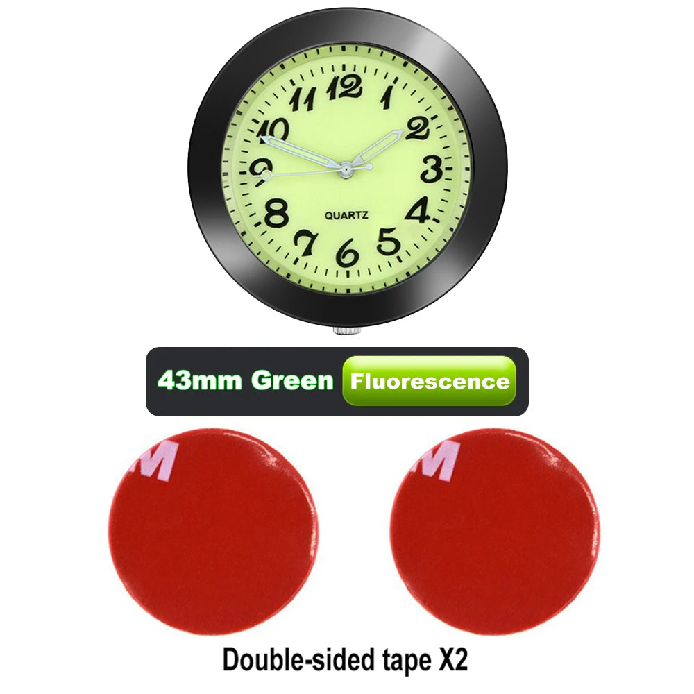2023 New Mechanics Quartz Clocks Digital Watch Car Mini Clock Automobiles Internal Stick-On Car Ornament Auto Accessories