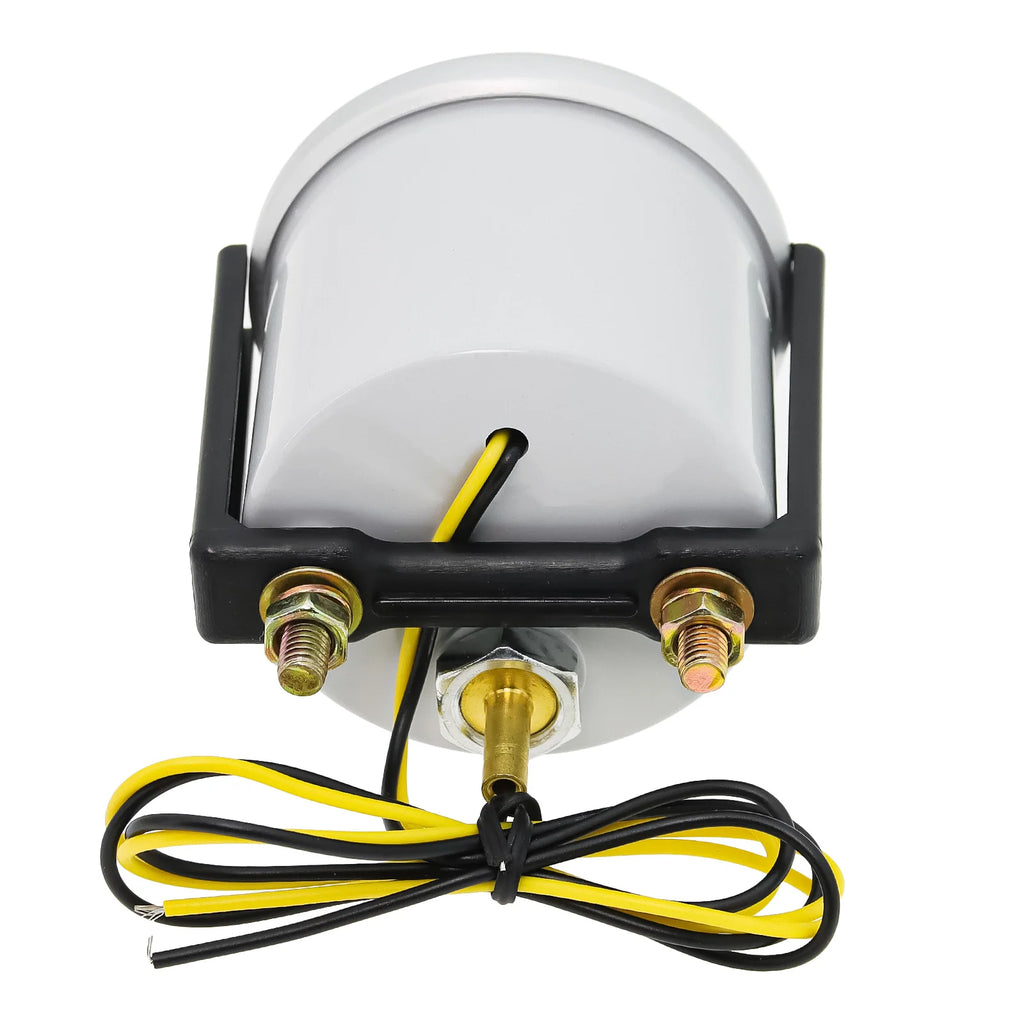 2026 Auto Car White LED Smoke Lens Boost Turbo Meter BAR -1~2 BAR 2" 52mm Boost Gauge with Sensor for Petrol Racing Car 12V