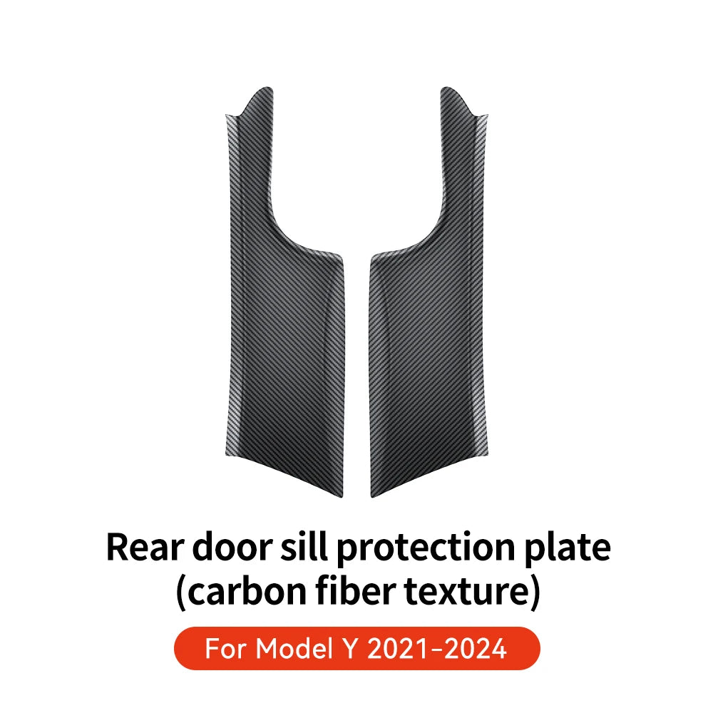 YZ for Tesla Model 3/Y Highland Juniper 2021-2025 Rear Door Sill Protection Strip alternate view