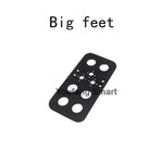Black Multi Dof Robot Parts Accessory M3/M4 Screw U Beam Servo Bracket For Robot Kit Standard Part Steering Bearing Bracket Kit