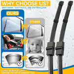 Windshield Wiper Blades For Ford Focus MK2 2004-2011 | Front Window Car Wiper Set detail view
