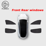 For Leapmotor C10 C16 2025 Full Black Car Sunshade Side Window Privacy Curtains | H additional angle