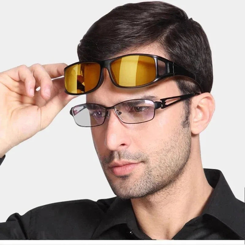 Night Vision Sunglasses Night Driving Driver Goggles Unisex UV Protection detail view