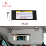 For Peugeot 308S 408 508 Car Interior Mirror Makeup Mirrors Cover Auto Sun-Shading Visor Mirror Cover For Peugeot 3008 4008 5008